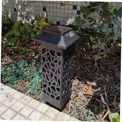 ARTIBETTER Unique Solar Pathway Lights 6 Pack Waterproof Ground Plug Garden Lamps for Yard Deck Fence Event Decor Weatherproof