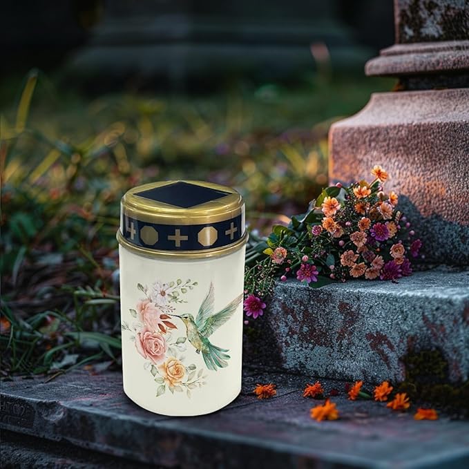 Hummingbirds Rose Solar Outdoor Lights Solar Garden Stake Lights Waterproof Pathway Lights Flameless Landscape | Lumora