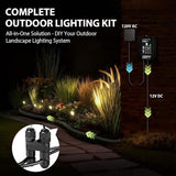 All-in-One Low Voltage Landscape Lighting Kit, 6W 3000K Outdoor LED Landscape Spotlights with 65W Transformer | Lumora