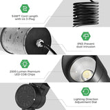 LOTMOS 30W Flag Pole Lights, 2 Pack Dusk to Dawn LED Spot Outdoor with 9.68FT Cord, 120V Plug in 6000K Ultra Bright | Lumora