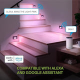 ASD LED Recessed Step Light Fixture, Outdoor & Indoor Tread Lighting | RGBW, Smart, Waterproof, ETL Listed | 3W | Lumora