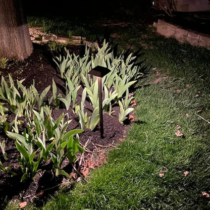 Bobcat Solar Landscape Pathway Lights Super Bright with 2-in-1 Warm White and Daylight Modes, Solar Lights Outdoor Waterproof for Outdoor Path, Sidewalk, Driveway, Yard or Walk Way (4 Pack)