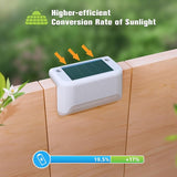 APONUO Solar Deck Lights 24 Pcs, Outdoor Waterproof Led Solar Fence Lamp for Patio, Stairs, Garden Pathway, Steps | Lumora