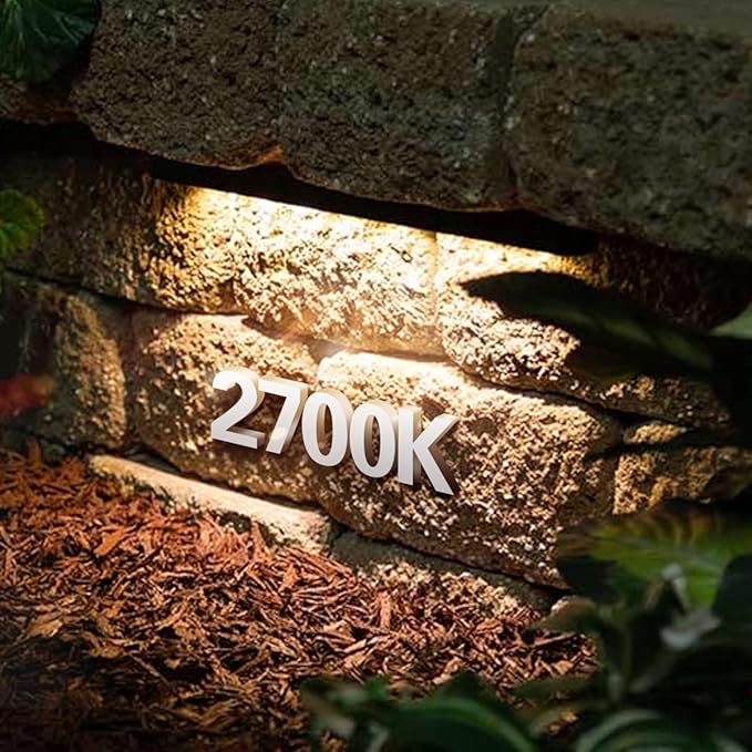 4 Inch LED Hardscape Paver Light, Warm White 2700K, 12V Low Voltage AC/DC, Garden Pathway Light Outdoor IP65 | Lumora