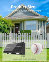 Solar Fence Lights Outdoor with Remote Control, RGB Color Changing & Warm/Cool White LED Deck Lights, High | Lumora
