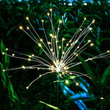 TDA Solar Firework Light Outdoor Garden Decorative Solar Lights Stake Fireworks Stars for Walkway Pathway Backyard | Lumora