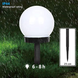 Solar Lights Outdoor, 8 Pack LED Solar Globe Powered Garden Light Waterproof for Yard Patio Walkway Landscape | Lumora