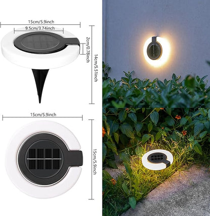 Solar Pathway Lights - Solar Landscape Lights Weather-Resistant | Auto On/Off, Energy-Saving Landscape Lighting for Front Yard, Path, Terrace, Sidewalk, Staircase (Warm Light)