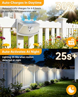 Aootek New Solar Motion Sensor Lights 120 LEDs with Lights Reflector,270° Wide Angle, IP65 - Outdoor Path Light | Lumora