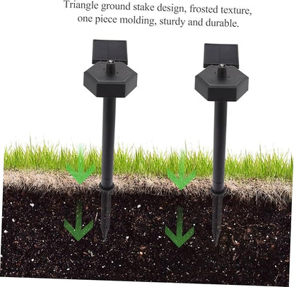 3pcs Solar Pathway Lights Led Garden Light for Driveway and Outdoor Use and Fast Charging