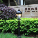 Lights Outdoor IP54 Waterproof Outdoor Column Post Lamp Glass Lantern European Victoria Antique Metal High Pole | Lumora