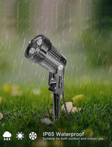 OurLeeme Lawn Flood Light Stake, 2-in-1 Waterproof Outdoor Remote controlle Landscape Lighting Spotlight Wall Light | Lumora