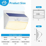 Peasur 16 Packs Solar Outdoor Lights Motion Sensor Solar Security Lights Waterproof with 3 Lighting Modes Solar | Lumora