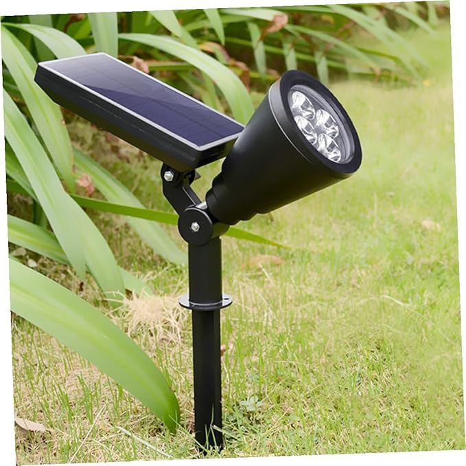 SAFIGLE Solar Garden Path Lights and Solar Wall Lights 4-led Outdoor with Color Changing Landscape Ground Lighting for Yard and Patio