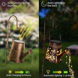 Solar Watering Can with Lights Outdoor,Hanging Solar Lantern,Metal Waterproof Garden Lights Decorations Gift for | Lumora