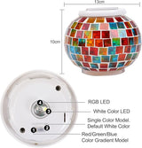 Color Changing Mosaic Solar Light Led Garden Lights，echargeable Solar Table Lights Outdoor Waterproof Solar Night | Lumora