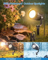 HIBOITEC Low Voltage Landscape Lighting 1 Pack with Connectors 12W Spotlights Landscape Lights 12-24V AC/DC IP65 | Lumora