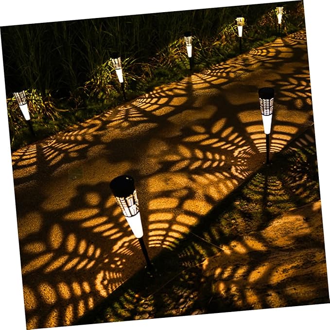 BESPORTBLE 6pcs Solar Garden Pathway Stake Light Outdoor Decorative Lamp Warm Lighting for Patio and Landscape | Lumora