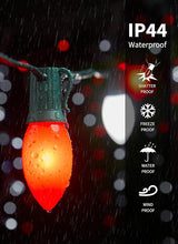 Vintage C9 LED Christmas Lights Outdoor, 150 Feet C9 String Lights with 75 Shatterproof C9 Bulbs, Waterproof | Lumora