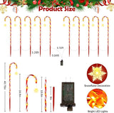 HELESIN Christmas Candy Cane Pathway Lights Outdoor 40.75in 110 LED Higher Christmas Candy Cane Lights with | Lumora