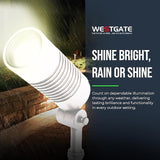 Outdoor Landscape Spotlights – 3000K/4000K/5000K Color Changing Options in Aluminum Housing – 120 Voltage | Lumora