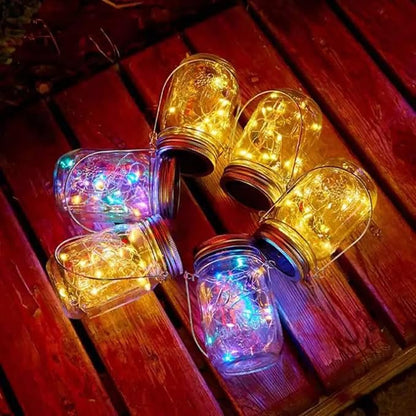 2PCS Garden Solar Lights Multi-Color Changing LED Flower Stake Light Decorative Landscape Lawn Yard Outdoor Lights Length is About 70*140/ 3*6inch Warm White And Colored Lights Sold as Two as Shown