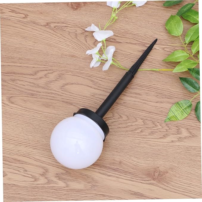 2pcs Solar Lawn Light Ground Plug Path Light Waterproof Outdoor Landscape Lighting Warm White for Garden Yard Patio