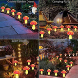 Generic Mushroom Solar Lights Outdoor, Waterproof Mushroom Landscape Lights 8 Lighting Modes Mushroom Garden Fairy | Lumora