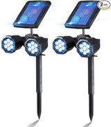 Bell+Howell Bionic Spotlight Duo Solar Lights Outdoor with Motion Sensor 14 LED Lights Super Bright Waterproof | Lumora