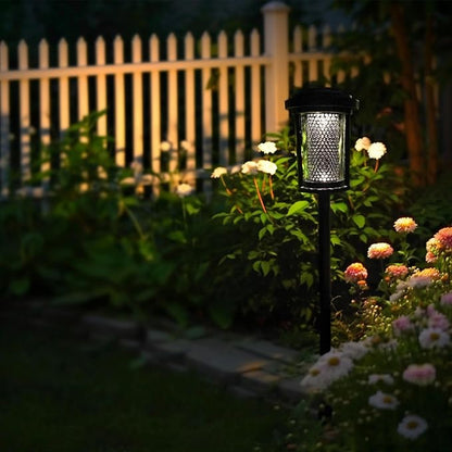 EcoGreen Solar Pathway Lights Outdoor 4-Pack Solar Powered Garden Lights Waterproof, 5000K Daylight, Aluminum, 2.44x13.4in, Auto Dusk to Dawn for Garden, Patio & Walkway (031D)