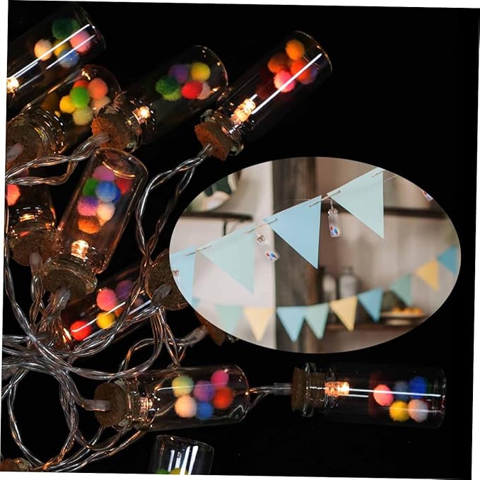 1pc Creative Wish Bottle String Light Led Colorful Decorative Lamp for Indoor and Outdoor Scene Decor Battery | Lumora