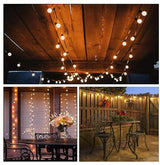 SUNSGNE 25 Pack Frosted White Replacement Bulbs & 25ft G40 Frosted String Lights, 5 - Outdoor Lighting Accessory | Lumora