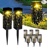 Solar Pathway Lights Outdoor, 6 Pack LED Lamp with Warm Light, Solar Garden Lights Landscape Lighting, Lawn Lamp | Lumora