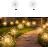 Solar Firework Lights for Outside, 150 LED 8 Modes Fireworks Solar Fairy Lights Outdoor Flowers for Garden Yard | Lumora