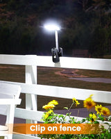 Clip On Solar Lights Outdoor, Motion Sensor Outdoor Lights, 92 LEDs 600LM Solar Fence Lights Outdoor | Lumora