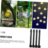 4pcs Hanging Lights for Outside Outdoor String Light Poles Solar Lighting Pole Easy Install Support Rods | Lumora