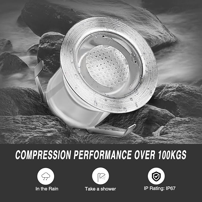 Low Voltage LED Deck Light Kit Stainless Steel Waterproof Recessed Wood Decking Stairs Garden Yard Patio Decor Lamp | Lumora
