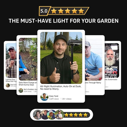 Solar Motion Sensor Lights Outdoor Pathway, Warm & Daylight 3000k/5000k/7000k Path Light IP65 Waterproof, 3 Modes Black Walkway Lighting with Remote Control for Driveway Garden (8 Pack)
