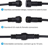 TORCHSTAR 50FT Outdoor String Lights Commercial Great Weatherproof with 15xE26 Sockets & 16 Vintage Edison LED | Lumora