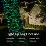 Pro Christmas LED Christmas Lights – 70 Count Wide Angle Conical String Lights – Professional Grade Indoor/Outdoor | Lumora