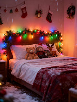 C7 Christmas String Lights 25Ft LED Outdoor Christmas Lights with 27 Clear Multicolor LED Bulbs(2 Spare), Vintage | Lumora