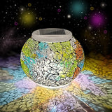 Aukora Color Changing Solar Powered Glass Ball Garden Lights, Solar Lantern Outdoor Table Lights Waterproof Led | Lumora