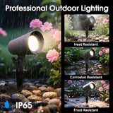 3CCT LED Landscape Lights with Connectors, 12V Low Voltage, 3000K/4000K/5000K Selectable, 3W, 200LM, Outdoor | Lumora