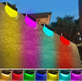 RGB Color Changing Solar Pool Side Lights, Outdoor Solar Deck Lights, Solar Step Lights IP65 Waterproof for Outdoor | Lumora