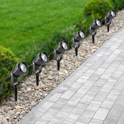6PSC Solar Pathway Lights,Pattern Switching Solar Lights Outdoor,Color-Changing Landscape Lighting, Garden Lamp Outdoor Lighting for Trees, Party