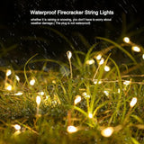100FT Firecracker String Lights 1000 LED Warm White Plug in Indoor Silver Wire Cluster - Decorative Outdoor Light | Lumora