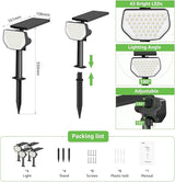 Lepro Solar Decorative Spot Lights 4 Pack, Cool White Modern Accent Lights for - Outdoor Security Flood Light | Lumora