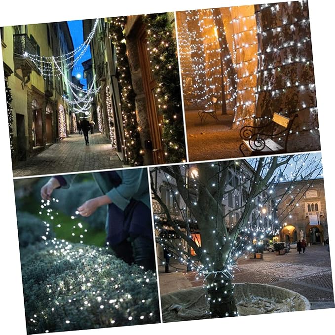 Lurrose 2sets Led Bead Solar String Lights Outdoor Garden Decor for Trees Christmas Wedding | Lumora
