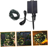 Solar LED Strip Light Warm White Outdoor Solar String Lights LEDs Flexible Decorative Lighting for Garden Bedroom | Lumora
