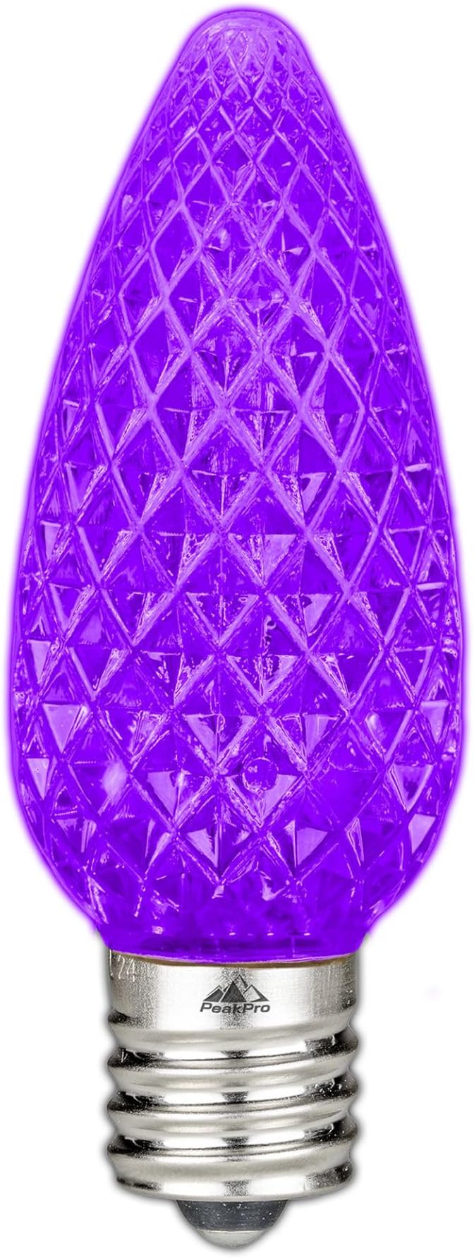 Novelty Lights 25PK C9 LED Faceted Ultra Bright Dimmable Outdoor Christmas Light Replacement Bulbs, LED Bulbs | Lumora